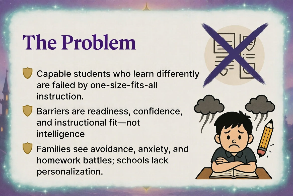 Neurodivergent children tutor adhd homework